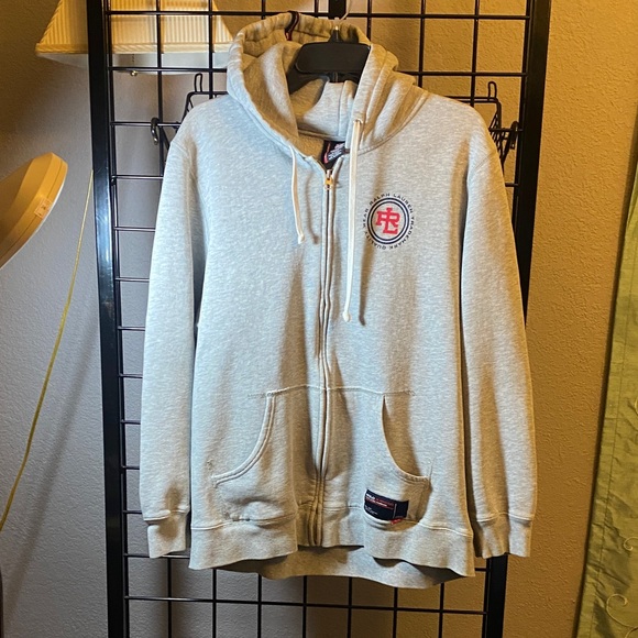 Ralph Lauren Other - Ralph Lauren Light Gray Zip-Up Hoodie